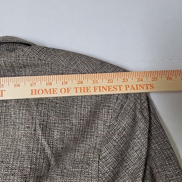 The Territory Ahead XXLL Mens Brown 100% Silk Knit Blazer Sport Coat Jacket - Picture 7 of 10